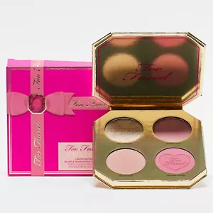 Too Faced JEWEL CRUSH Blush & Highlighter Face Palette - Limited Edition $39 NEW - Picture 1 of 4