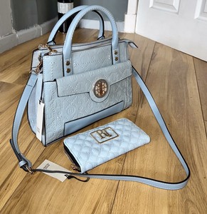 grey ri monogram tote bolsa