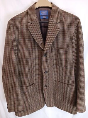 Chaqueta Blazer Pendleton Para Hombre 100% Lana Virgen (Merino) Talla L Medidas En Fotos Foto 1 de 4