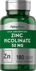 Zinc Picolinate High Absorption Zinc 50mg 180 Quick Release Capsules