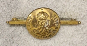 Australian Commonwealth Veteran's Brooch made from WWI era Uniform button - Picture 1 of 2