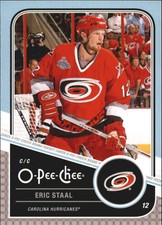 2011-12 (HURRICANES) O-Pee-Chee Playoff Beard #25 Eric Staal