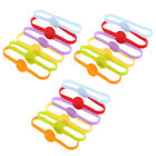  18pcs Drink Markers Silicone Wine Glass Silicone Band for Party Glasses Cups