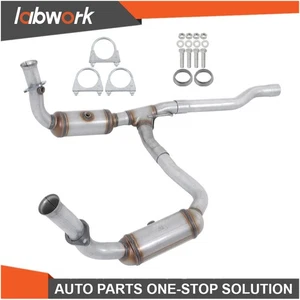 Labwork Y pipe Catalytic Converters 2008-2013 For Jeep Liberty 3.7L Direct-Fit - Picture 1 of 9