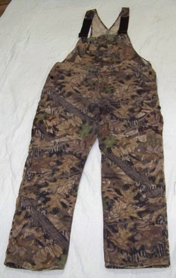 Men's Jerzees Outdoors Camo Overalls - Size 40 x 31 - Cargo Style - Image 1 of 4