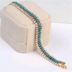 GOLD TENNIS BRACELET - Bild 1 von 1