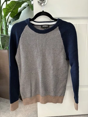 Sudadera Express para hombre, azul marino/beige XS Foto 1 de 3