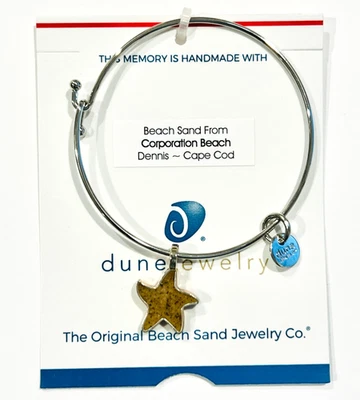 Brazalete Dune Starfish Corporation Beach Cape Cod arena joyería auténtico nuevo con tarjeta Foto 1 de 3