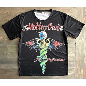 Camiseta Motley Crue Dr Feelgood Banda Heavy Metal Talla 3XL 2007 Negra - Imagen 1 de 5