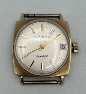 Girard-Perregaux Swiss Sea Hawk Automatic Wrist Watch 10K Yellow gf - Picture 1 of 3