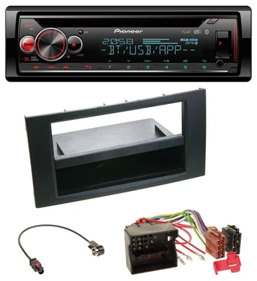Pioneer MP3 DAB CD Bluetooth USB Autoradio für Ford Focus C-Max S-Max Galaxy 03- - Bild 1 von 4
