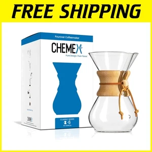 Classic Series Pour-Over Glas Kaffeemaschine - 6 Tassen - Bild 1 von 9