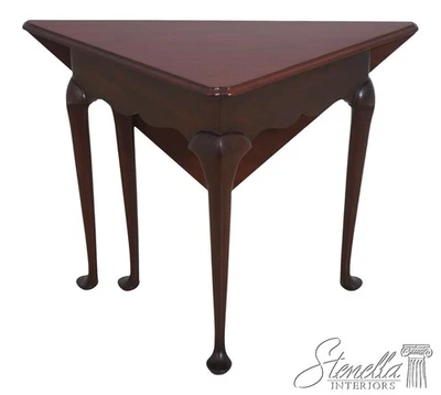 L70838: Mesa de canto BAKER Colonial Williamsburg mogno folha caída - Imagem 1 de 4