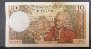 FRANCE, 1969, 10 Francs, Currency Note, USED / CIRCULATED - Bild 1 von 2