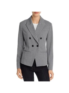 BAGATELLE Womens Black Fitted Double-breasted Wear To Work Blazer Jacket L - Picture 1 of 6