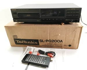 Reproductor de CD estéreo TECHNICS SL-PG200A EN CAJA control remoto y manual - reparado - Imagen 1 de 15