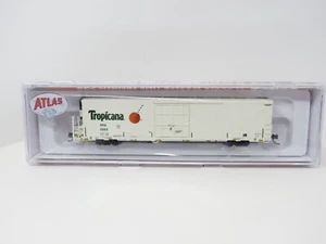 Atlas N 50006559 Tropicana Juice Train 64' Trinity Reefer Boxcar Freight Car - Picture 1 of 1