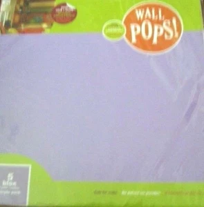 WALL POPS decals 5 13" BLOX PURPLE PERK SQUARE 13 x13 Wall Sticker Decor NIP - Picture 1 of 2