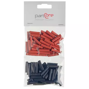 Juego de mangueras retráctiles 50 piezas 5 x 25 mm rojo negro partCore 110037 - Imagen 1 de 1
