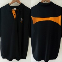 NFL Team Apparel Pittsburgh Steelers Mens Golf Polo Black Shirt XL