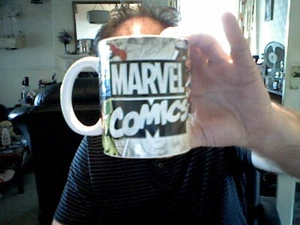 MARVEL COMICS COLOUR DECORATION MUG BIRTHDAY CHRISTMAS PRESENTS FREE UK POST - Picture 1 of 2