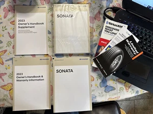 2023 HYUNDAI SONATA OWNERS MANUAL KIT NEW COMPLETE ORIGINAL - Picture 1 of 4