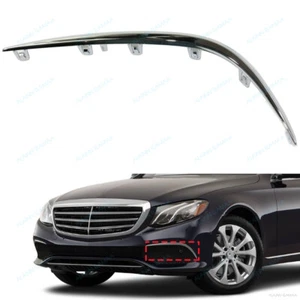 Left Front Bumper Side Molding Trim For Mercedes Benz W213 E300 E400/450 2017-19 - Picture 1 of 5
