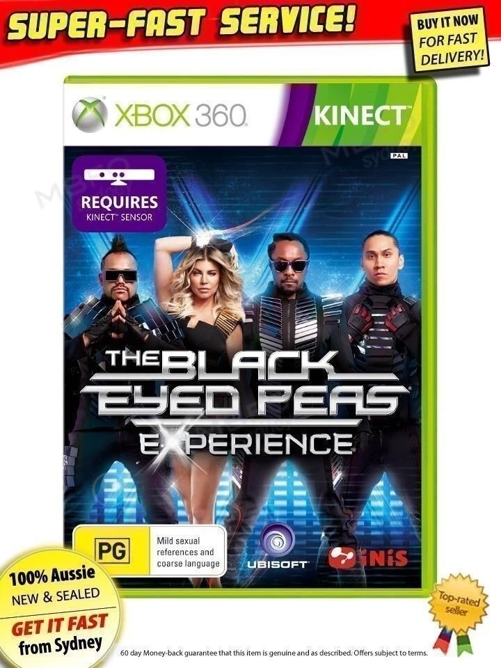The Black Eyed Peas Experience Xbox 360 NEW RARE PAL Dance Game Kinect Dancing - Image 1 of 1