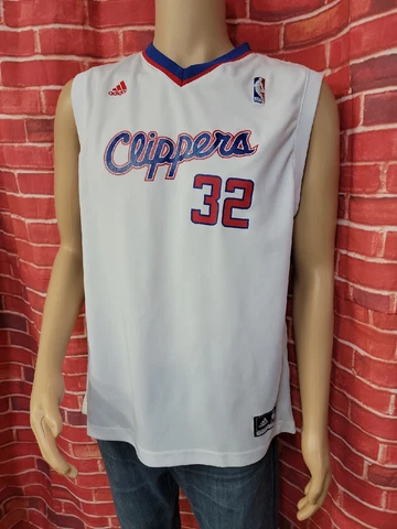ADIDAS Los Angeles Clippers NBA Basketball #32 Blake Griffin Jersey Boys XL #R1 Cover