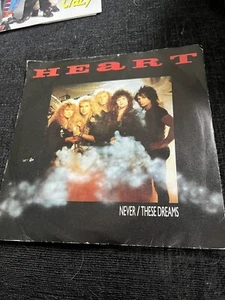 Heart-Never / These Dreams 7" vinyl Single UK 1988 Capitol CL 482 - Picture 1 of 2