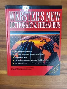 Webster's New Dictionary & Thesaurus HC 1995 - Picture 1 of 11