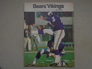 1968 NFL PROGRAMM : VIKINGS @ BEARS - Bild 1 von 7