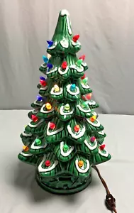 "Albero musicale di Natale e luci vintage California Originals ceramica 16" - Foto 1 di 10
