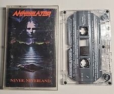 1990 ANNIHILATOR NEVER NEVERLAND Cassette Thrash Metal Rare Roadrunner Records