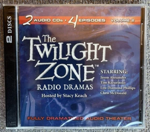 New Sealed! The Twilight Zone Radio Dramas Volume 2 Hosted by Stacey Keach  - Foto 1 di 2