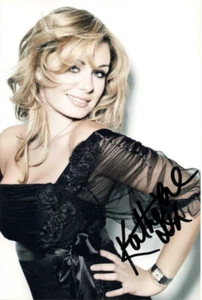 OPERENSÄNGERIN: KATHERINE JENKINS SIGNED 6x4 PORTRAIT PHOTO+COA *GLAUBE**FREUE* - Bild 1 von 1