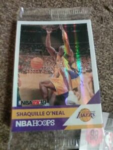 Nba 2k18 Shaq Inserts..stickers Magnet And Unopened Pack Of Cards..(no Game)