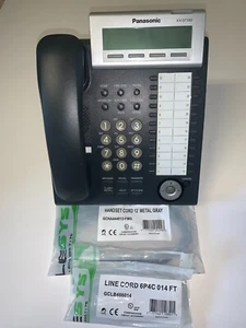 PANASONIC KX-DT343B PHONE 3 LINE DISPLAY - Picture 1 of 4