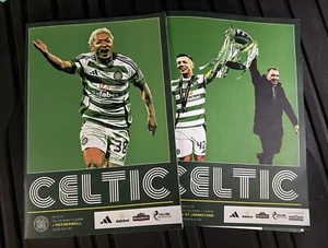 Celtic v Motherwell & St Johnstone - 26th & 29th December 2024 - SPFL Programmes - Picture 1 of 1