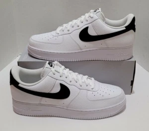 🔥NIKE AIR FORCE 1 '07 WHITE BLACK CT2302-002 MENS SZ 8 NEW NO LID  - Picture 1 of 7