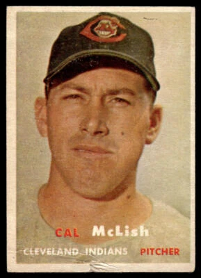 1957 Topps #364 Cal McLish - Image 1 of 2