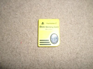 Scheda di memoria Nyko gialla Sony PlayStation 2 PS2 8 MB Magic Gate - Foto 1 di 2