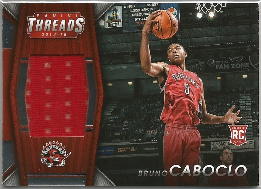 2014-15 Panini Threads ~ BRUNO CABOCLO Rookie Jumbo Materials #18 RC (#089/199) - Image 1 of 2