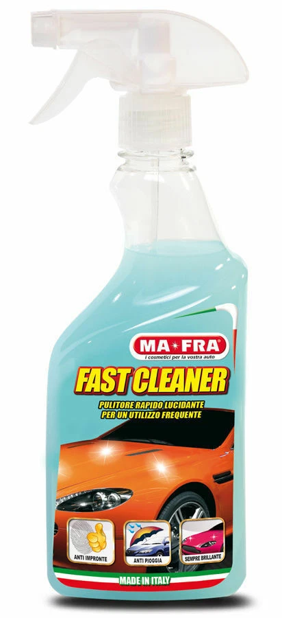 MA FRA ✔ MAFRA FAST CLEANER SPRAY LAVAGGIO PULIZIA ESTERNI VETRI CARROZZERIA AUTO MOTO