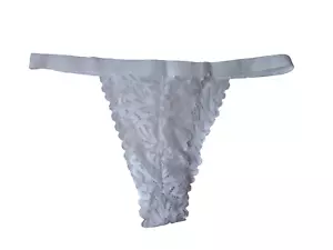 Sweet White Lacy Thong XL - Picture 1 of 2