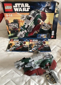 Lego Star Wars 8097 Slave 1 Anleitung OVP 99,9% komplett, Ohne Minifiguren - Bild 1 von 2