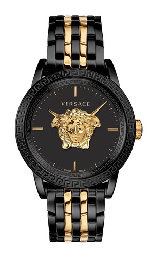 Versace Palazzo Empire Orologio Uomo Oro Rosa Nero Acciaio 43mm VERD011 19
