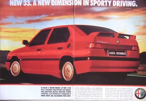 PUBLICITÉ DE PRESSE 1990 ALFA ROMEO 33 BOXER 16 V - Imagen 1 de 1
