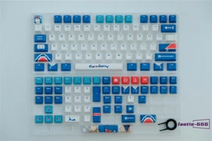 Hololive Gawr Gura 130 teclas altura cereza tinte-sub PBT para teclado Cherry MX - Imagen 1 de 11