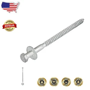 Complete Lag Screw and Washer Set, 3/8 x 6 - Meets ASME Standards for Quality - Picture 1 of 3